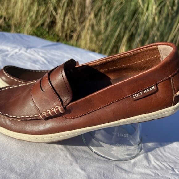 Cole Haan Men's Leather Brown Penny Loafer Size 8.5M - Picture 4 of 6